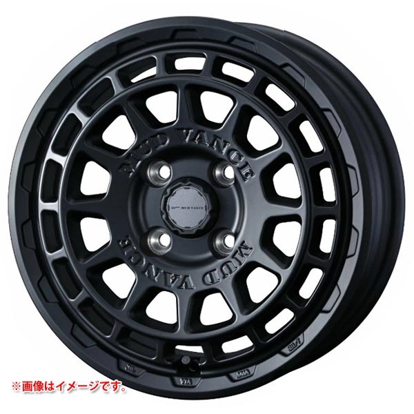 ウェッズ マッドヴァンスX タイプF 4.5-14 フルマットブラック MBK