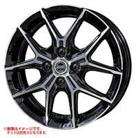 共豊 スマック プラスEK M1 5.5-15 グロスブラックポリッシュ |タイヤ1