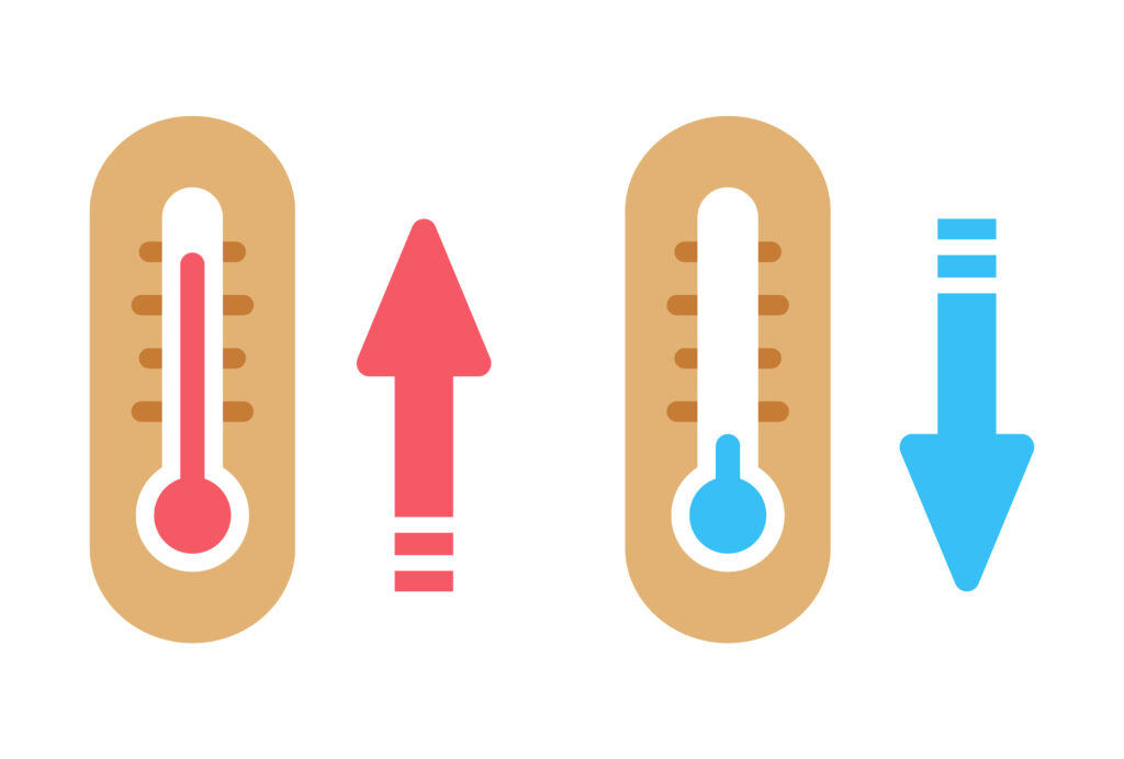 夏と冬の気温で変化するタイヤの空気圧