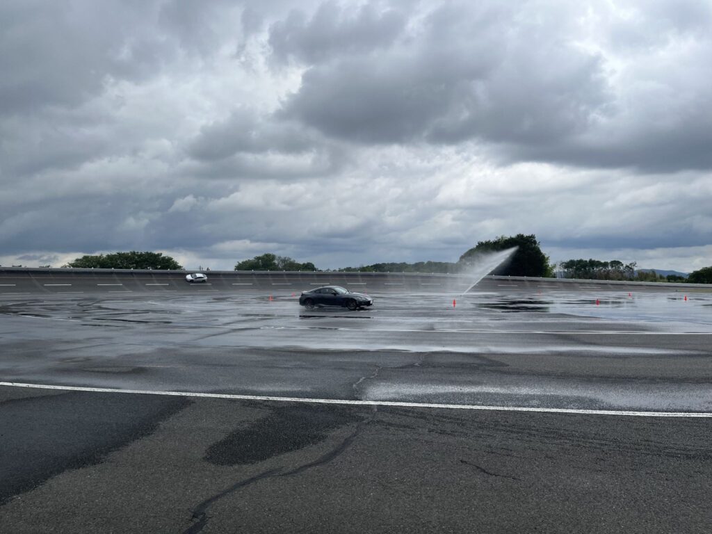 スリップ走行テスト